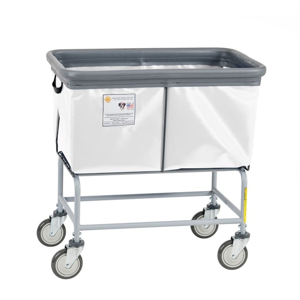 Elevated Basket Truck, Vinyl, Bumper, 4 Bushel, White